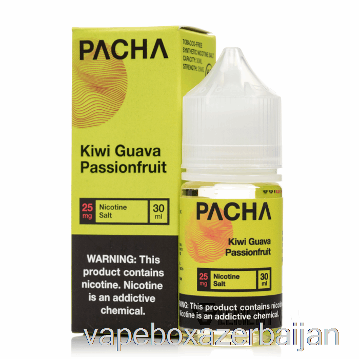 Vape Smoke Kiwi Guava Passionfruit - Pacha Salts - 30mL 50mg